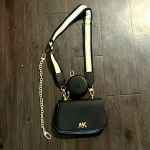 Anne Klein Colby Crossbody Bag with Coin Purse and additional strap